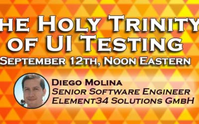 The Holy Trinity of UI Testing