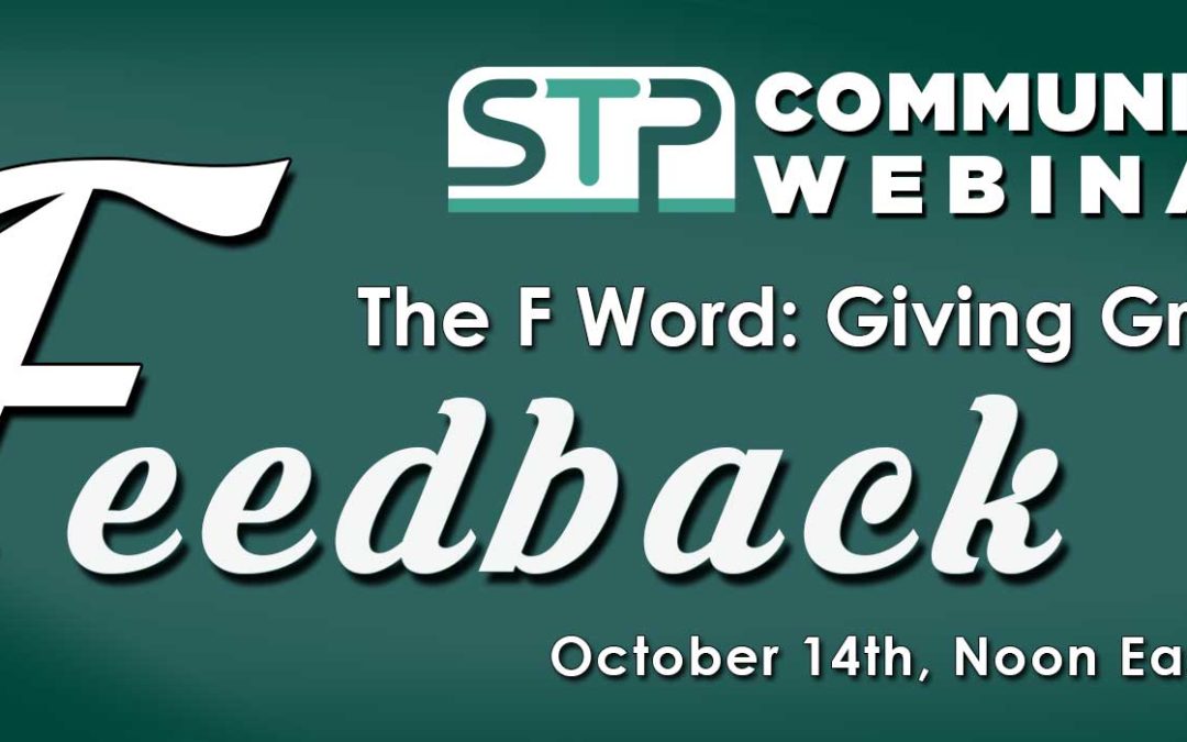 The F Word: Giving Great Feedback